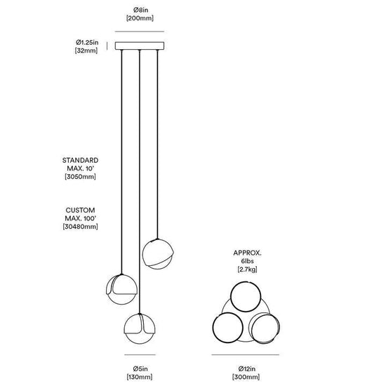Anony Ohm 03 Chandelier