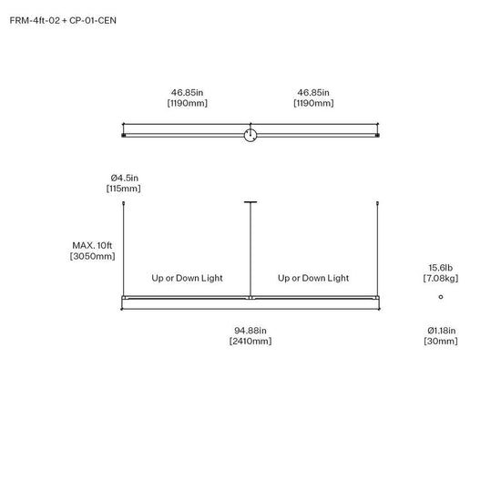 Anony Form 02 Linear Suspension Lamp