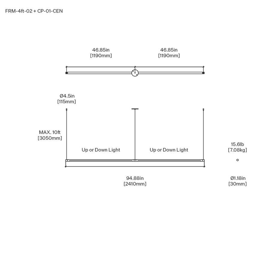Anony Form 02 Linear Suspension Lamp