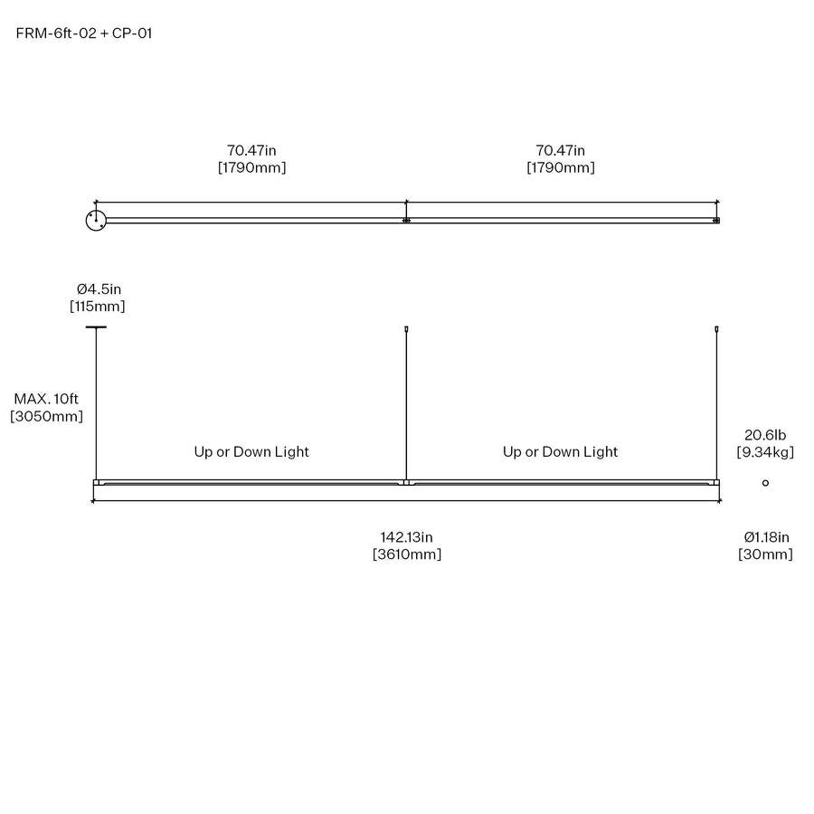 Anony Form 02 Linear Suspension Lamp