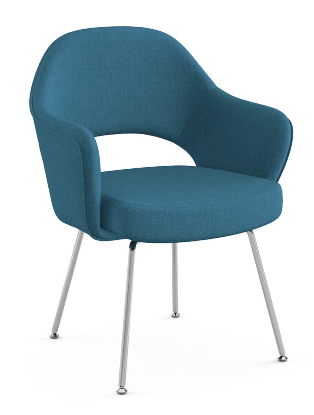 Knoll Saarinen - Executive Arm Chair with Tubular Legs