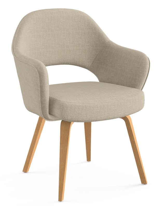 Knoll Saarinen - Executive Arm Chair with Wood Legs
