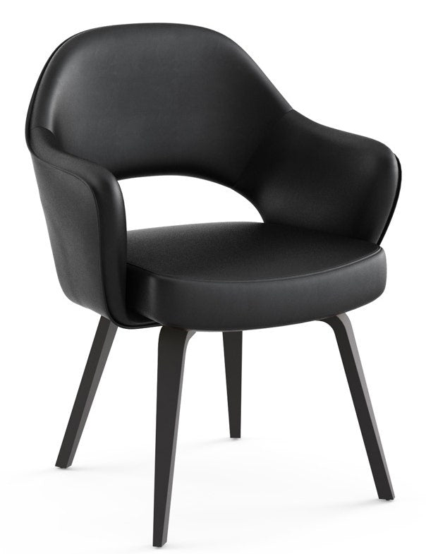 Knoll Saarinen - Executive Arm Chair with Wood Legs