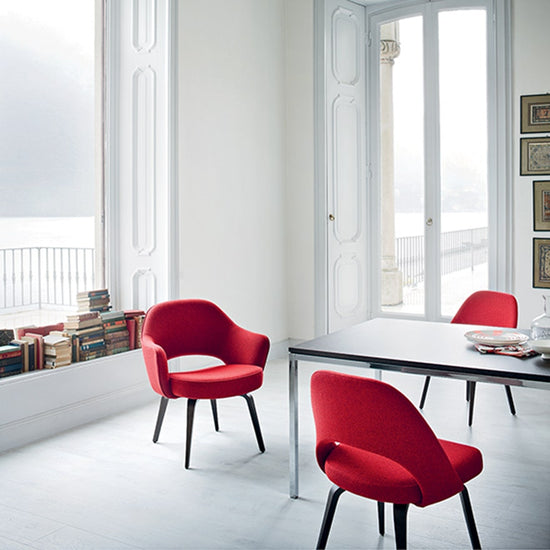 Knoll Saarinen - Executive Arm Chair with Wood Legs