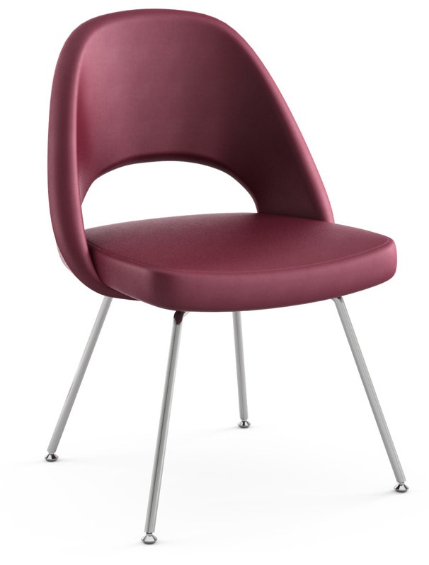 Knoll Saarinen - Executive Armless Chair with Tubular Legs