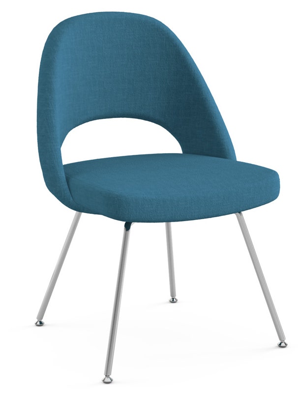 Knoll Saarinen - Executive Armless Chair with Tubular Legs