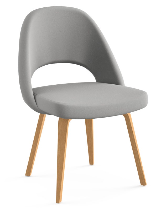 Knoll Saarinen - Executive Armless Chair with Wood Legs