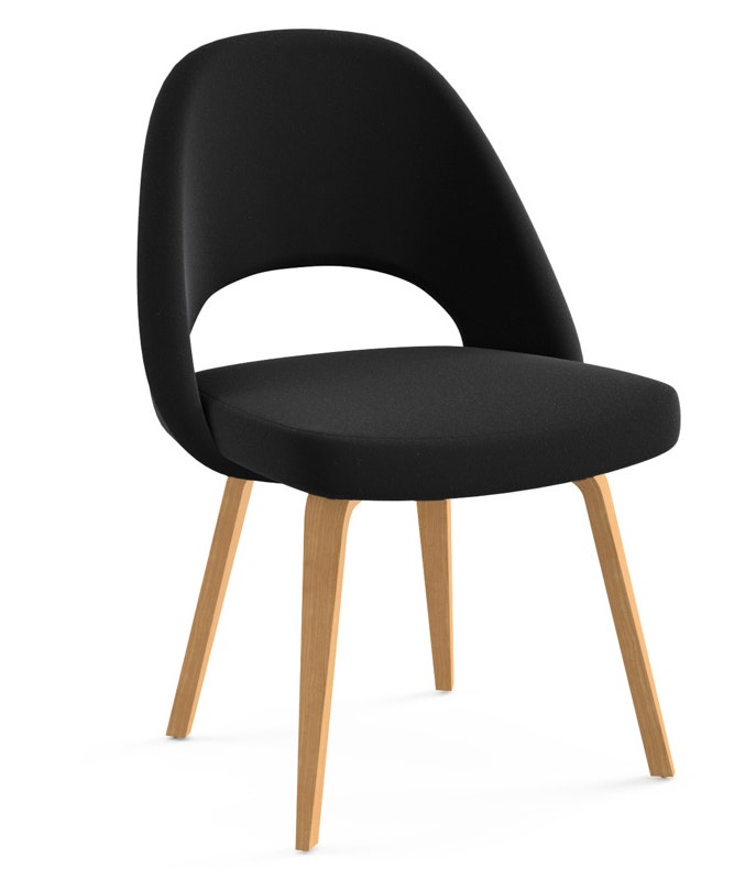 Knoll Saarinen - Executive Armless Chair with Wood Legs