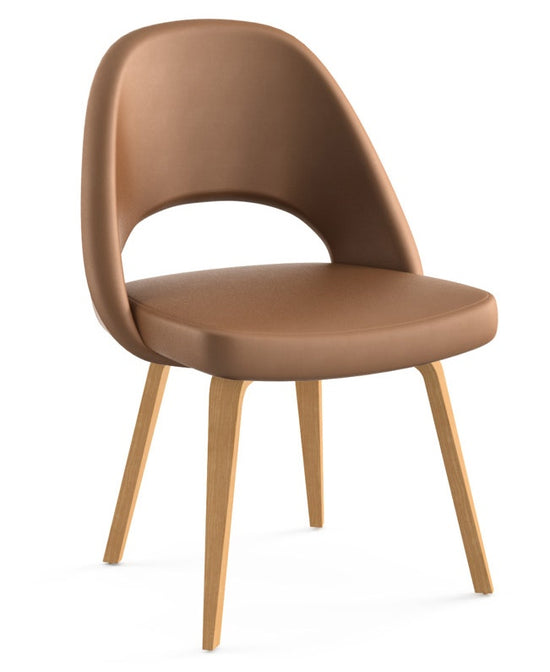 Knoll Saarinen - Executive Armless Chair with Wood Legs