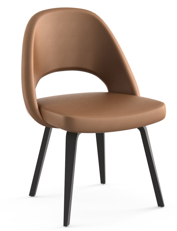 Knoll Saarinen - Executive Armless Chair with Wood Legs