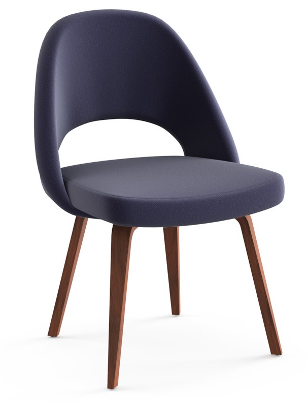 Knoll Saarinen - Executive Armless Chair with Wood Legs