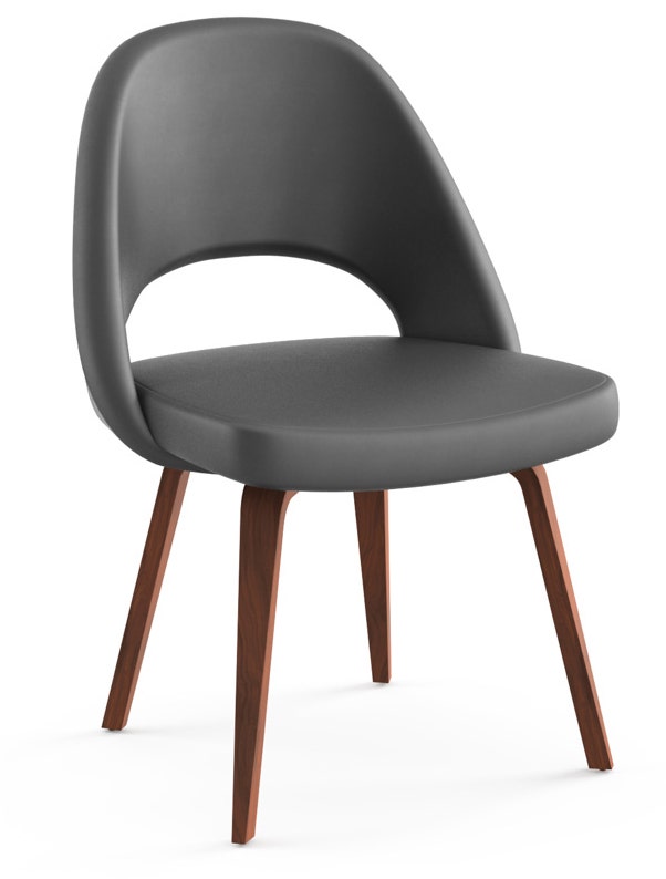 Knoll Saarinen - Executive Armless Chair with Wood Legs