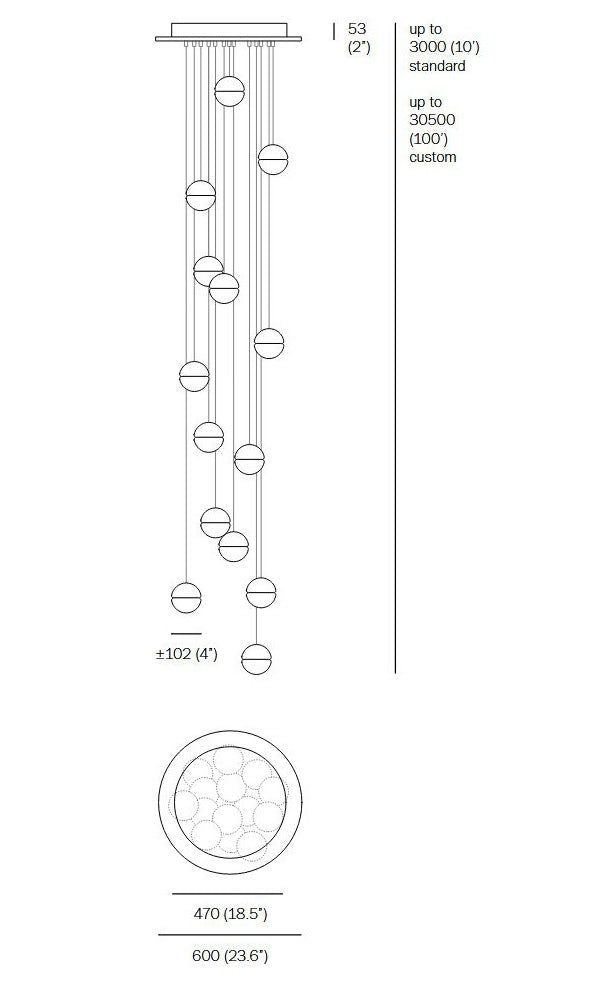 Bocci 14.11 Eleven Pendant Light