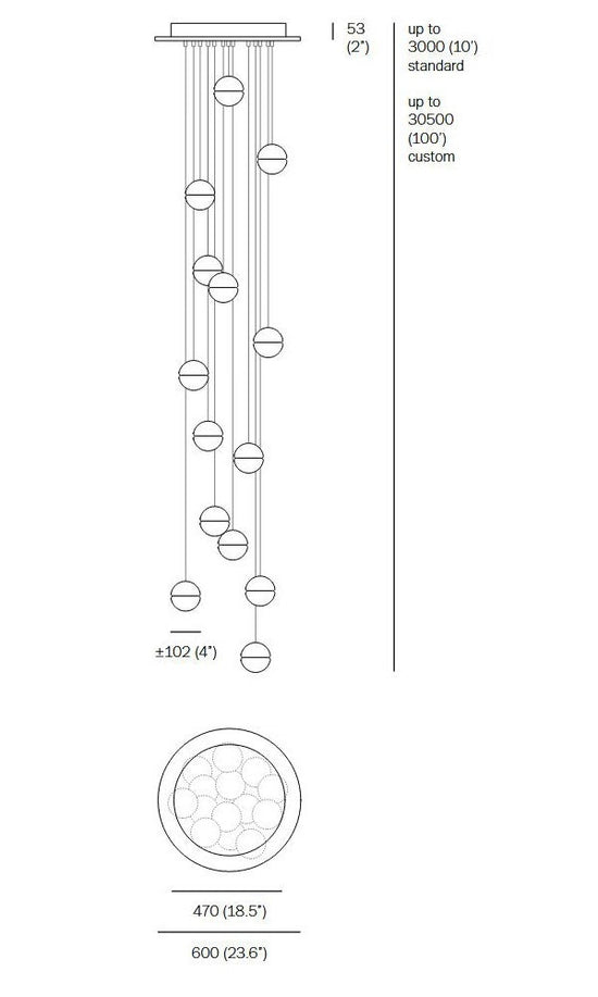 Bocci 14.11 Eleven Pendant Light