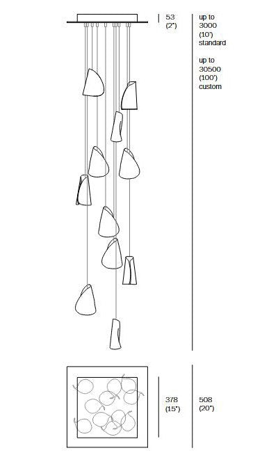 Bocci 21.11 Eleven Pendant Light