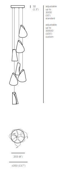 Bocci 21.7 Cluster Seven Pendant Light