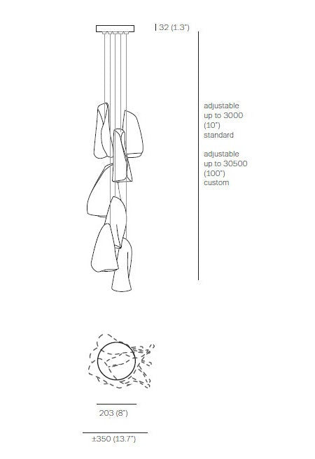 Bocci 21.7 Seven Pendant Light