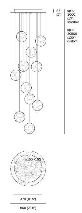 Bocci 28.11 Eleven Pendant Light