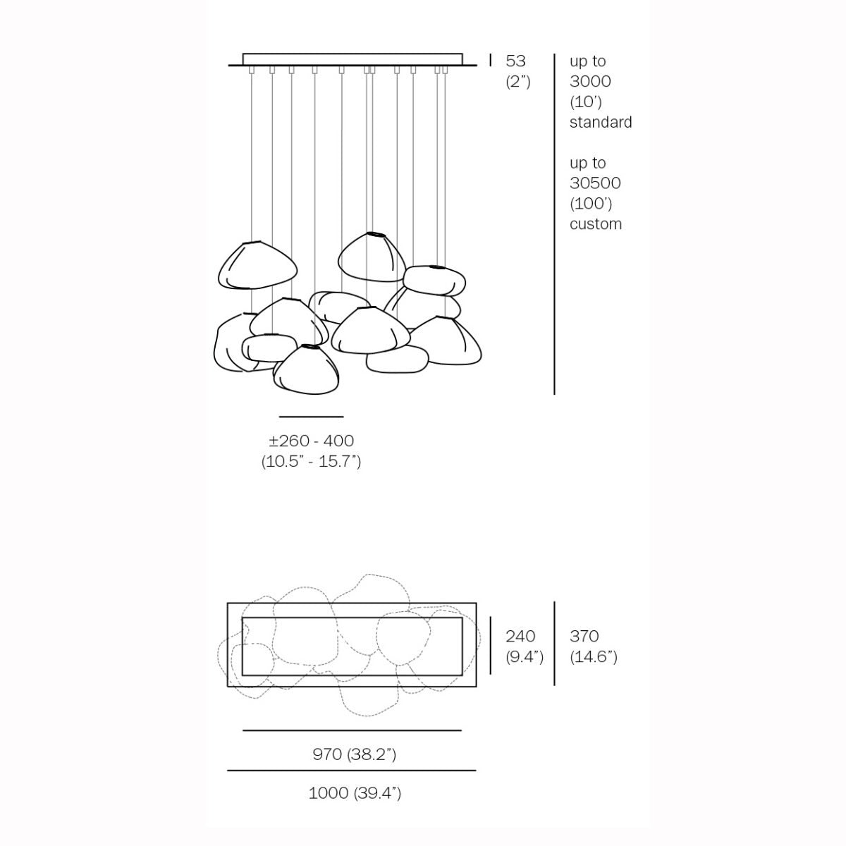 Bocci 73.11 Eleven Pendant Light