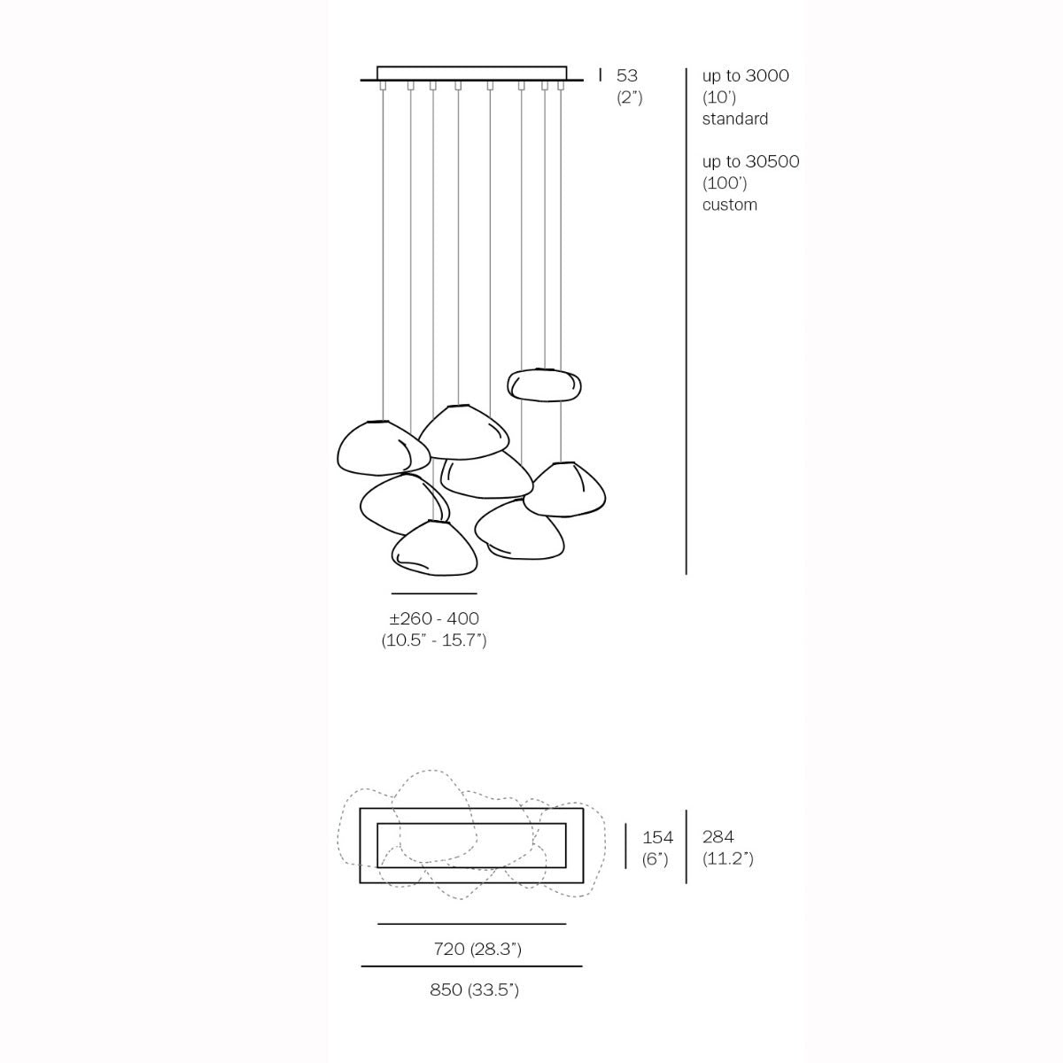 Bocci 73.8 Eight Pendant Light