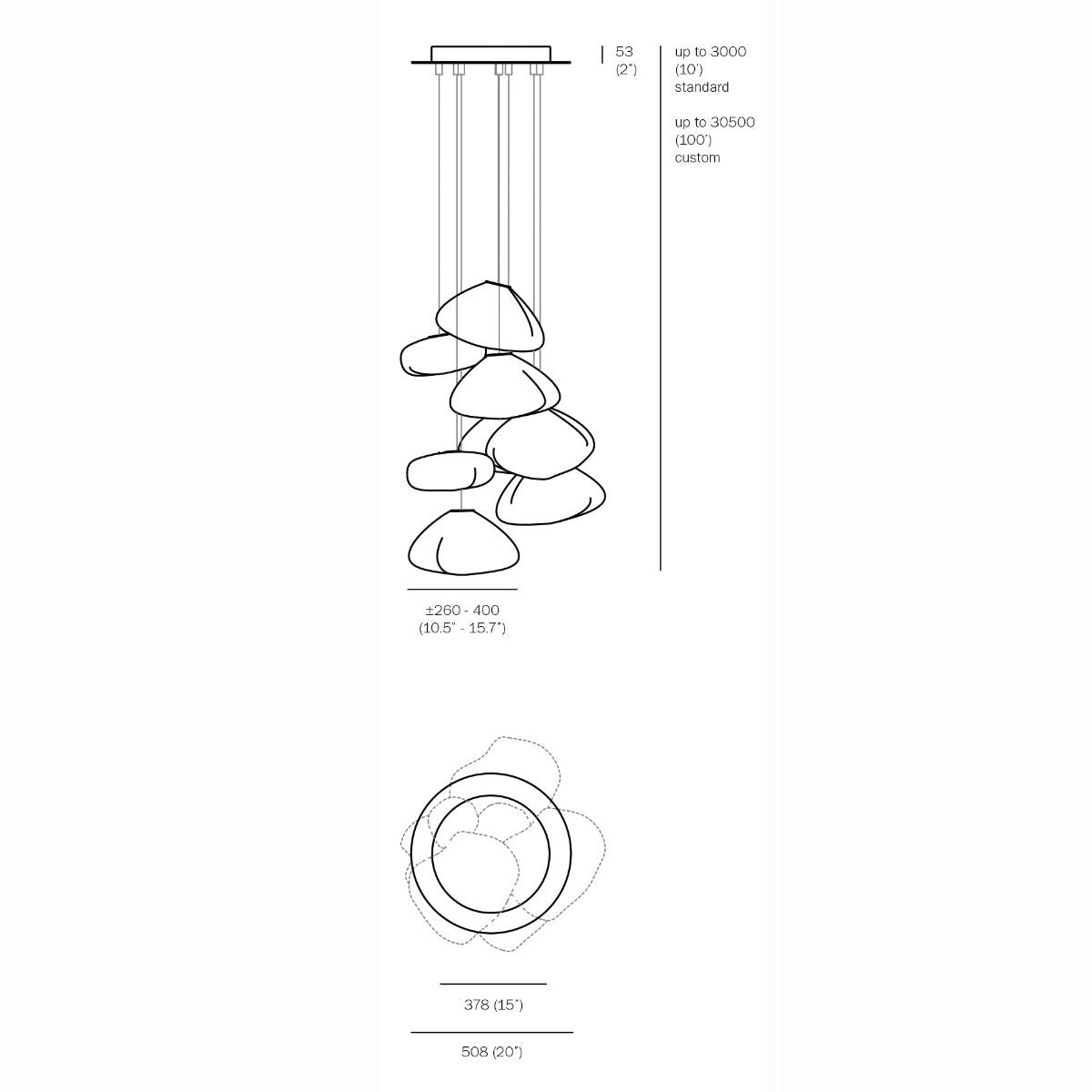 Bocci 73.8 Eight Pendant Light