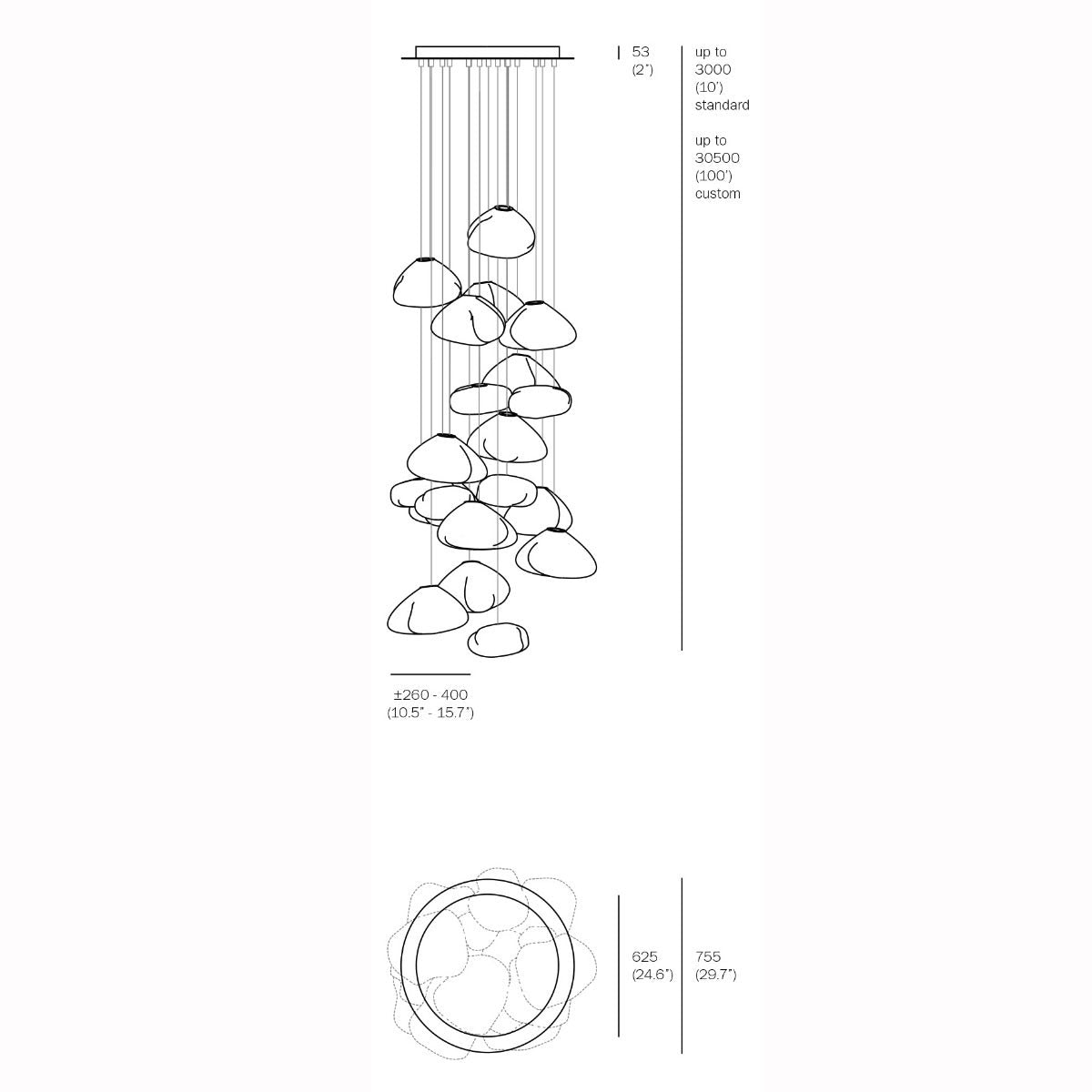 Bocci 73.20 Twenty Pendant Light