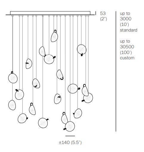Bocci 76.20 Twenty Pendant Light