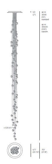 Bocci 84.61 Cluster Sixty One Pendant Light