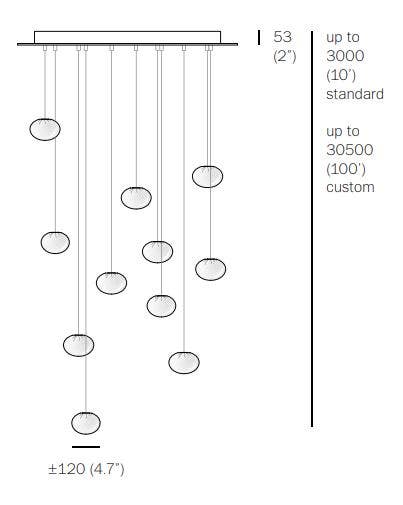 Bocci 84.11 Eleven Pendant Light