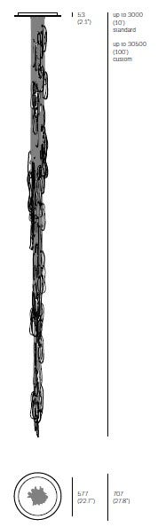 Bocci 87.61 Cluster Sixty One Pendant Light