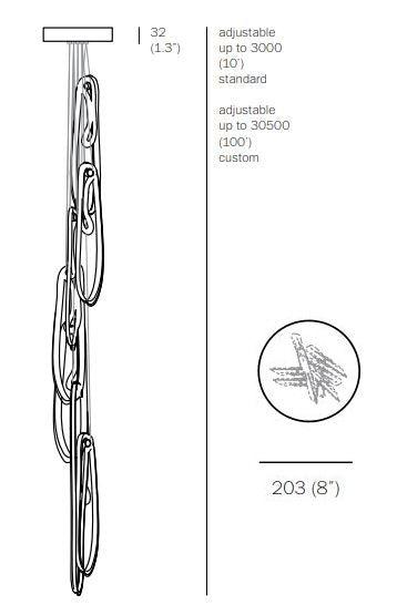 Bocci 87.7 Cluster Seven Pendant Light