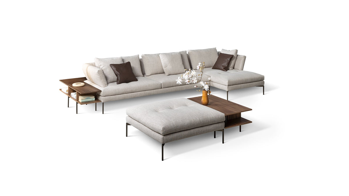Aliante sofa by Bonaldo with cushions