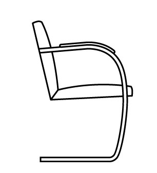 Knoll Ludwig Mies Van Der Rohe - Flat Bar Brno Chair