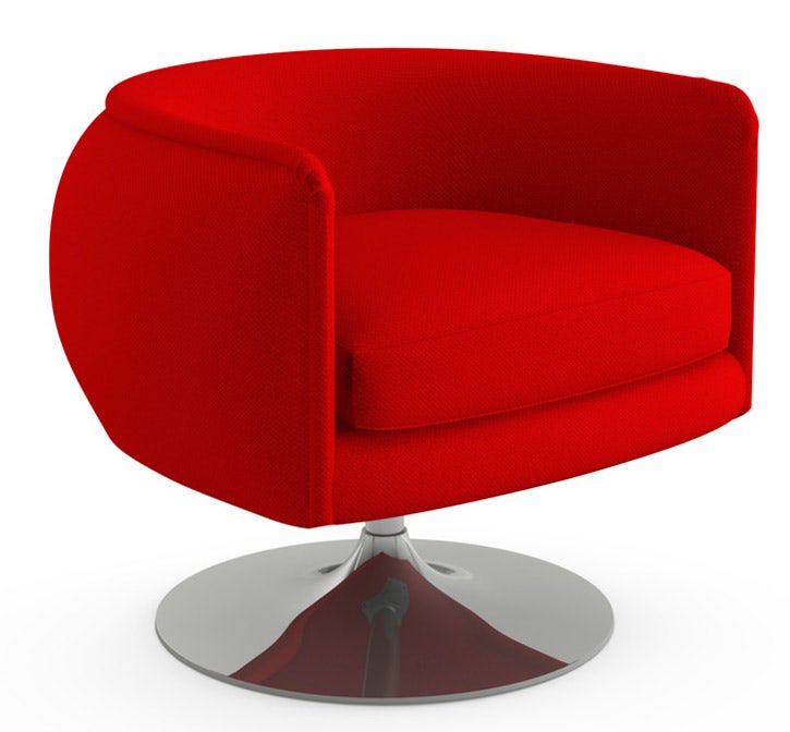 Knoll Joseph Paul D'Urso - Swivel Lounge Chair