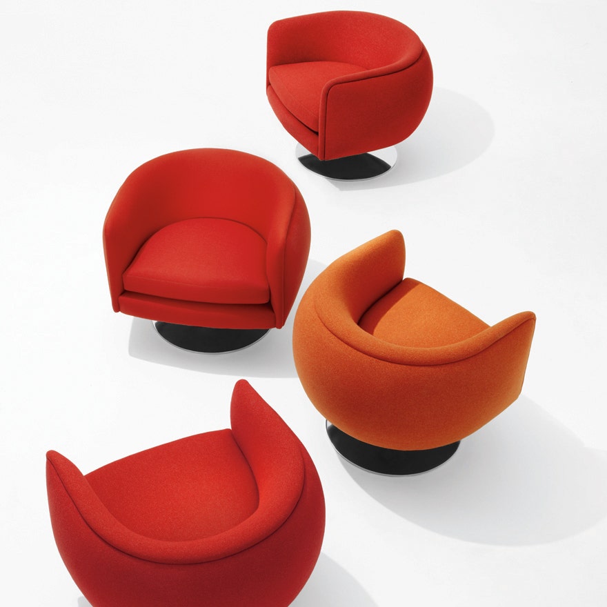 Knoll Joseph Paul D'Urso - Swivel Lounge Chair