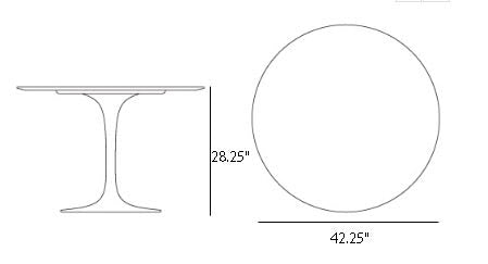 Knoll Saarinen - Round Dining Table, Outdoor
