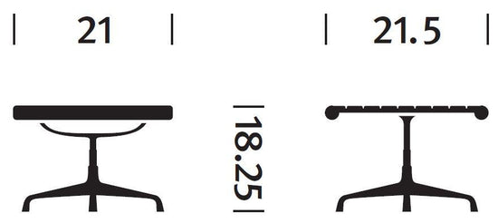 Herman Miller Eames® Aluminum Group Ottoman