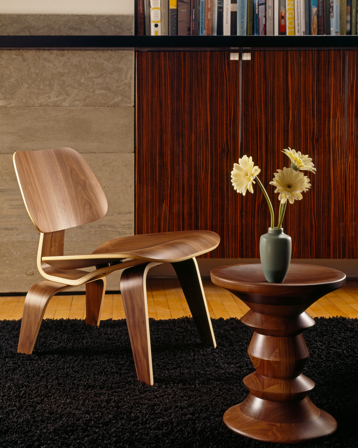 Herman Miller Eames® Molded Plywood Lounge Chair - Wood Legs (LCW)