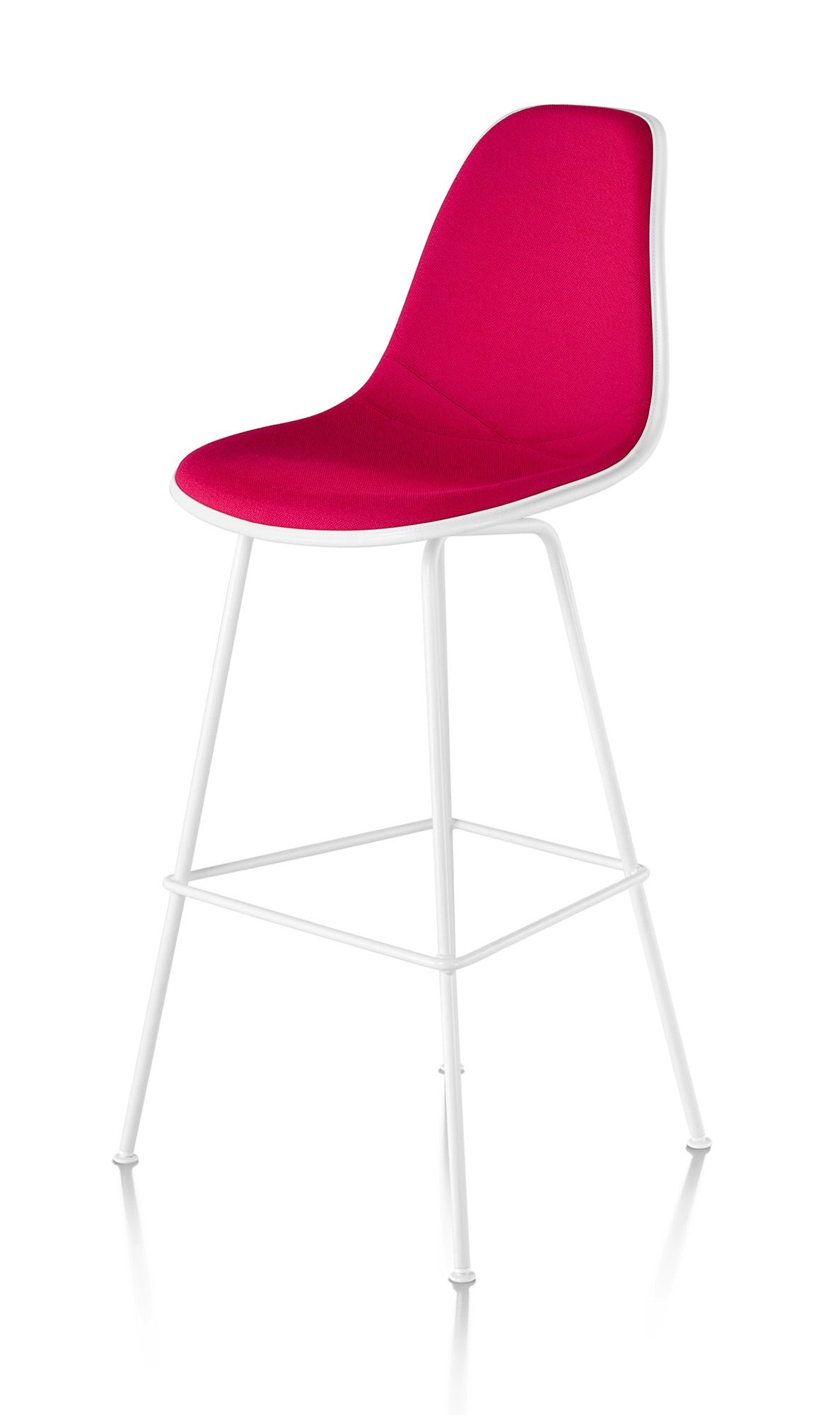 Herman Miller Eames® Molded Plastic Stool - Upholstered