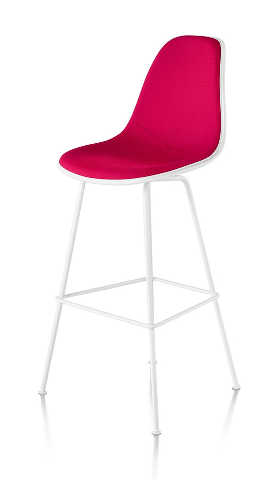 Herman Miller Eames® Molded Plastic Stool - Upholstered