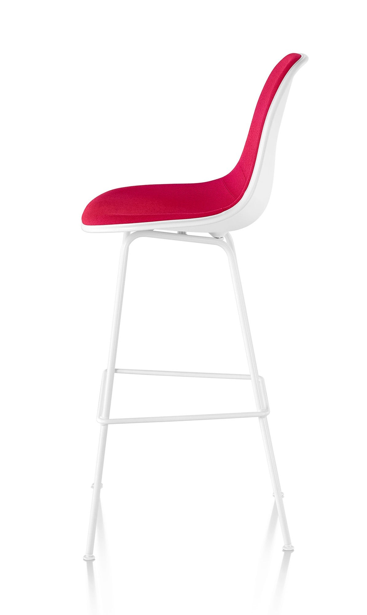 Herman Miller Eames® Molded Plastic Stool - Upholstered