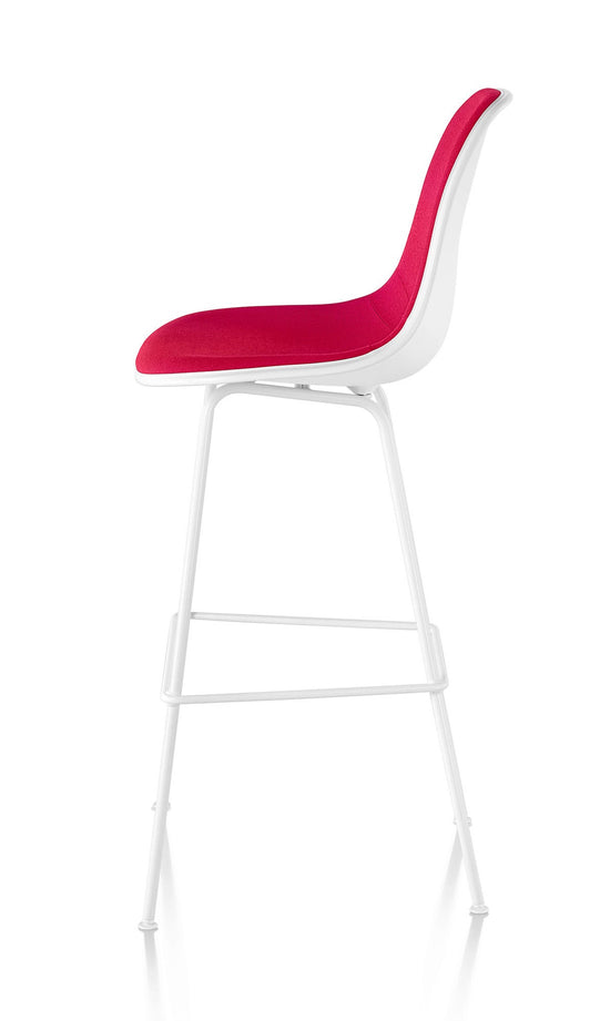 Herman Miller Eames® Molded Plastic Stool - Upholstered