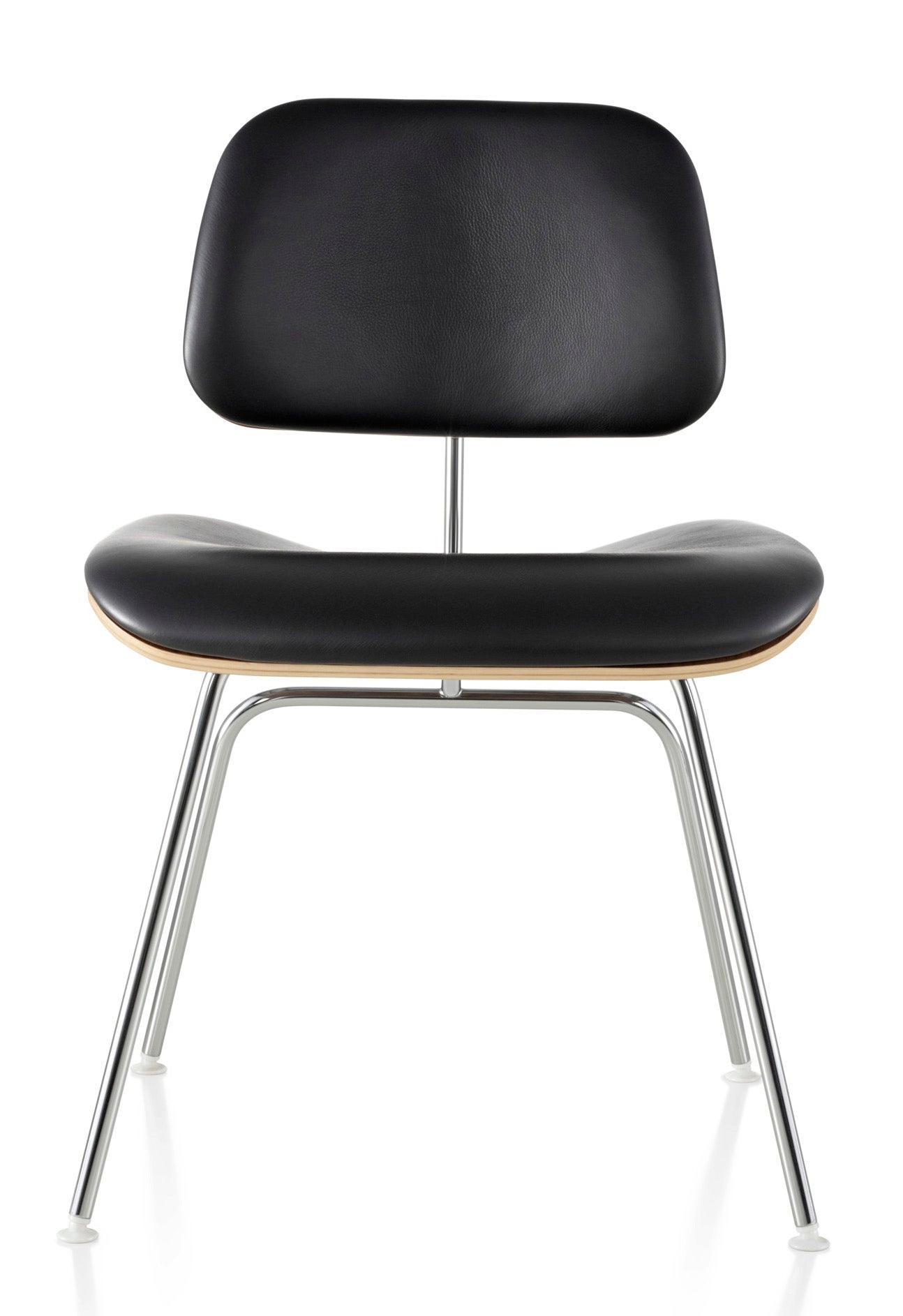 Herman Miller Eames® Molded Plywood Upholstered Dining Chair - Metal Legs