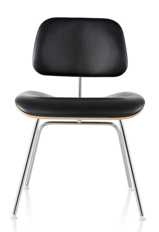 Herman Miller Eames® Molded Plywood Upholstered Dining Chair - Metal Legs