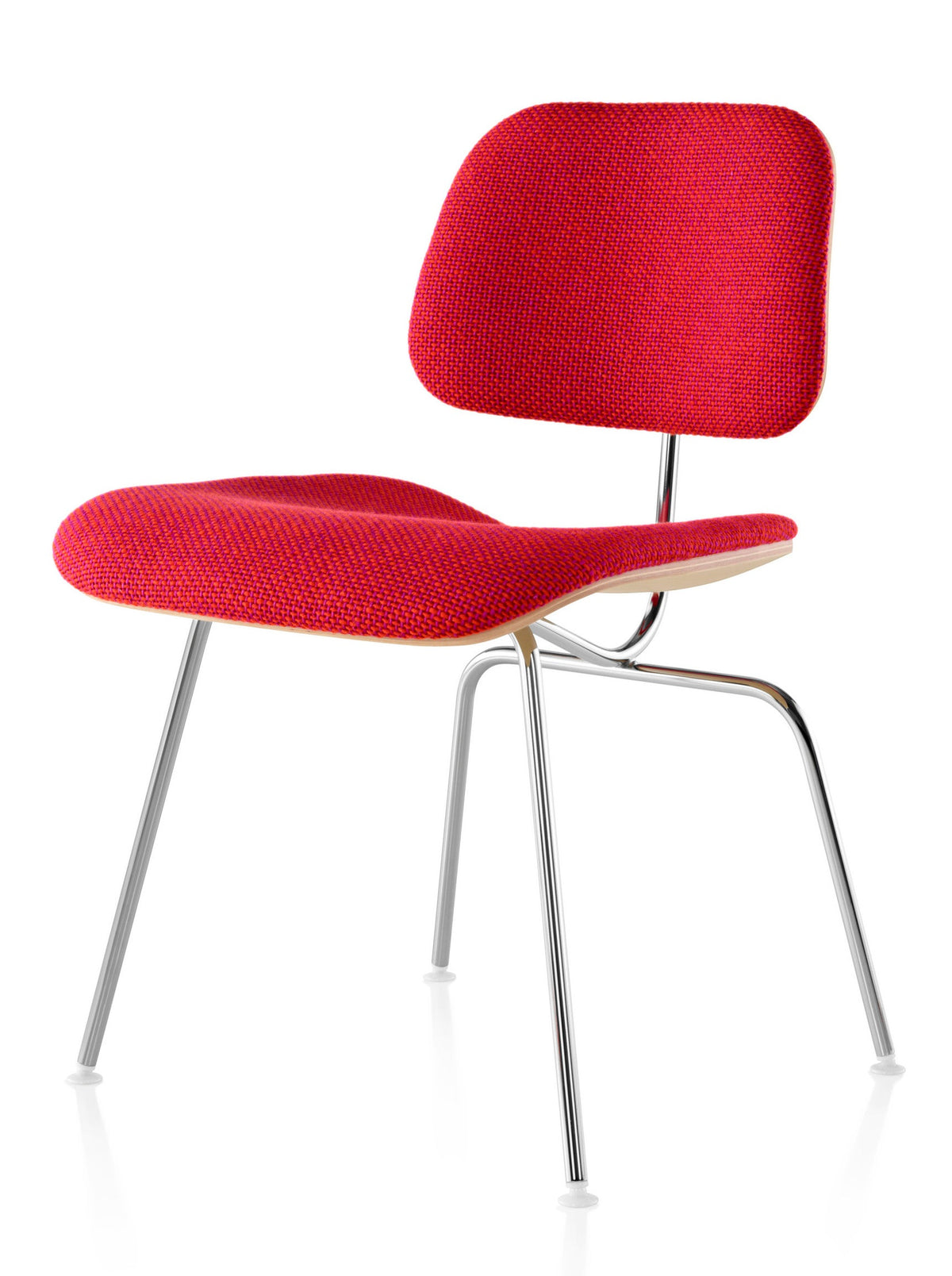 Herman Miller Eames® Molded Plywood Upholstered Dining Chair - Metal Legs