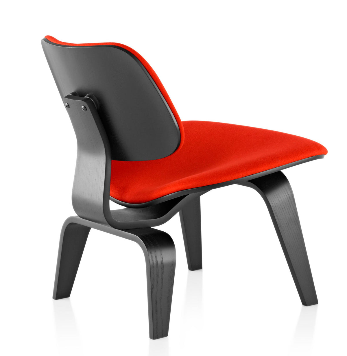 Herman Miller Eames® Molded Plywood Upholstered Lounge Chair - Wood Legs (LCW)