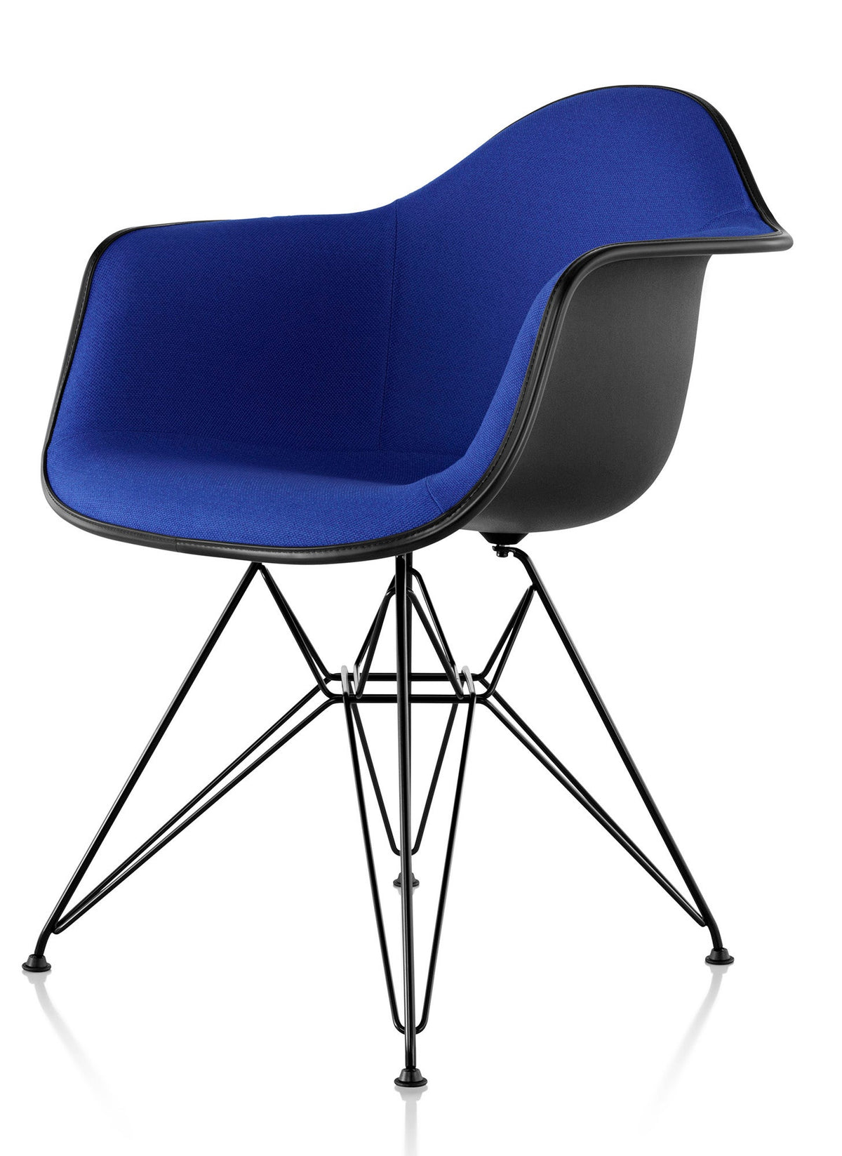 Herman Miller Eames® Molded Plastic Armchair - Upholstered