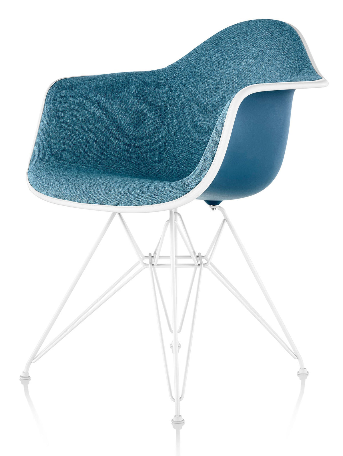 Herman Miller Eames® Molded Plastic Armchair - Upholstered