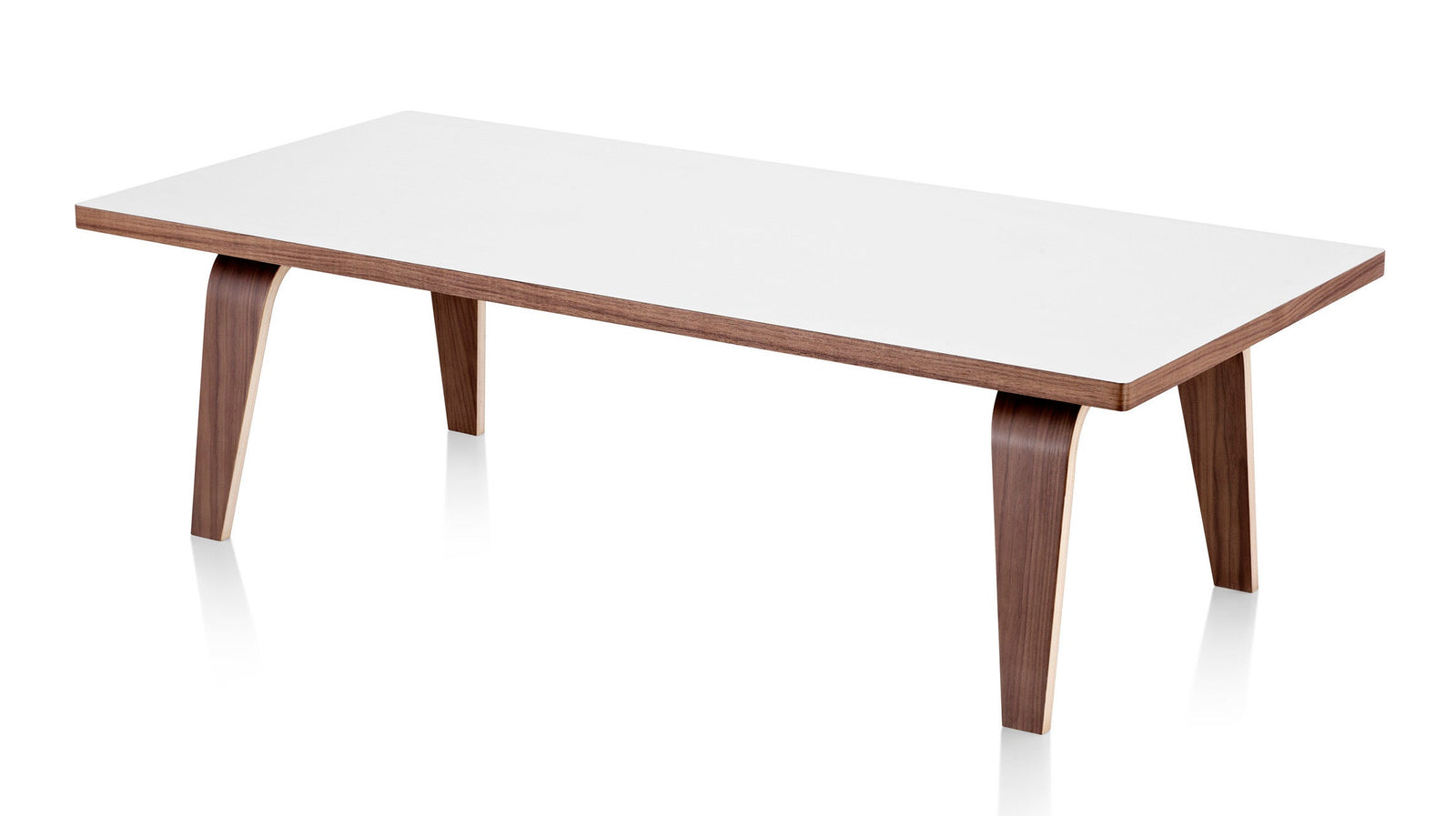 Herman Miller Eames® Molded Plywood Rectangular Coffee Table Wood Base