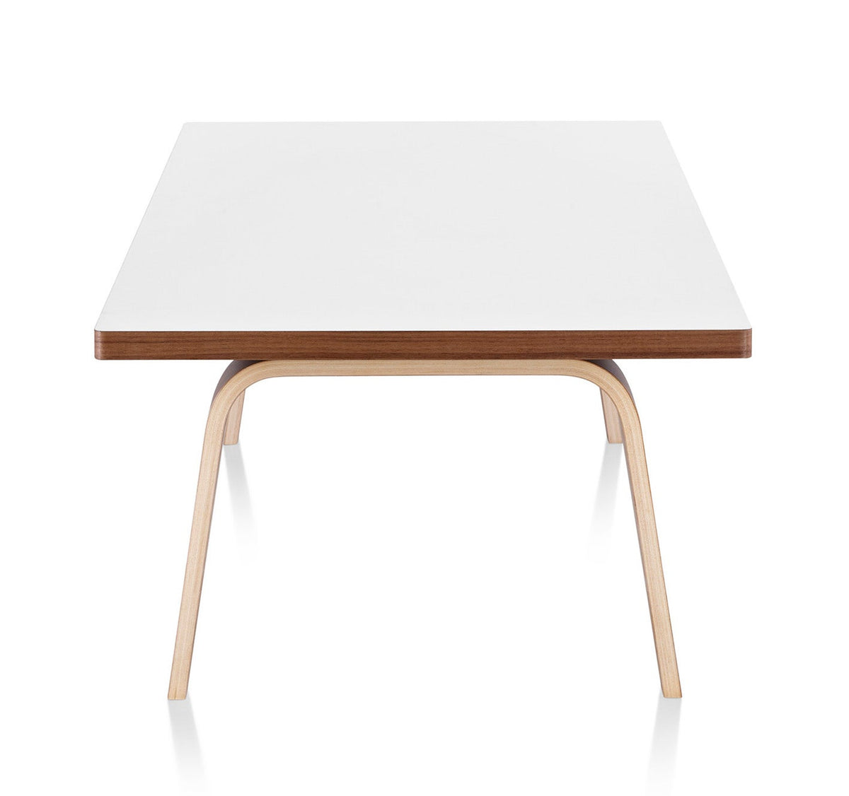 Herman Miller Eames® Molded Plywood Rectangular Coffee Table Wood Base